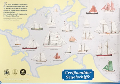 Poster "Greifswalder Segelschiffe"