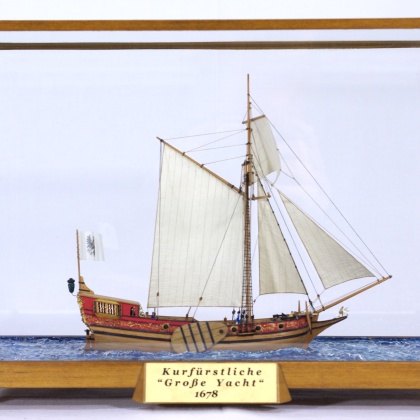 Schiffsmodell KURFÜRSTLICHE GROßE YACHT | Modell-Nr. 054